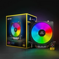 Ant Esports ICE-C200 CPU Cooler with Rainbow LED Fan
